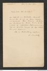 Nachlass Franz Steindachner, Brief von Josef Szombathy an Franz Steindachner (05.05.1881), Inv.Nr. 534.01, Seite 1